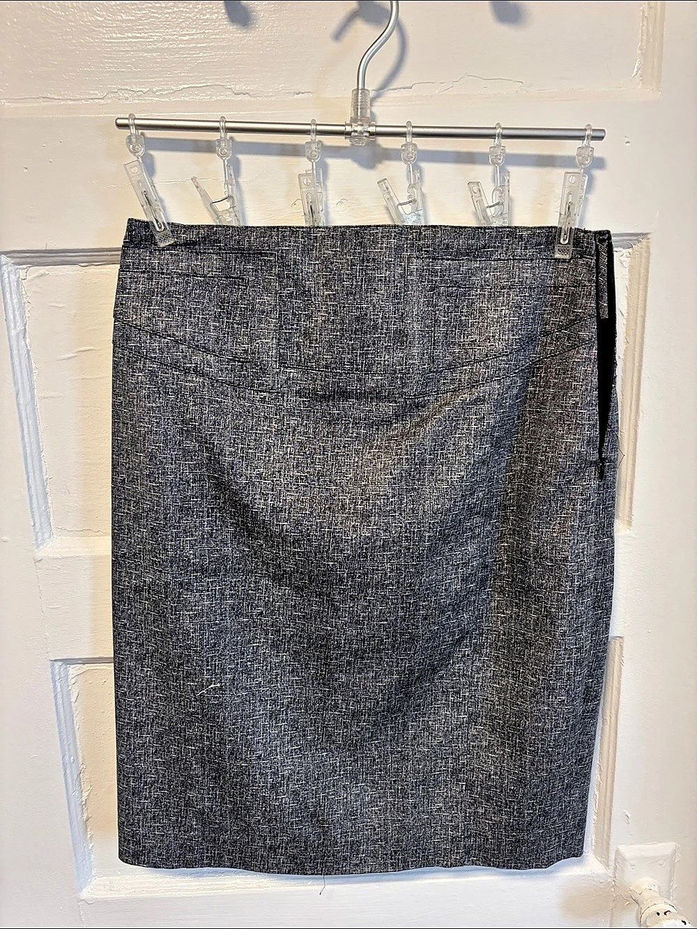 Express Pencil Skirt in Gray & Black Size 2 Like New